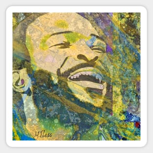 Marvin Gaye Abstract Sticker